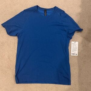 lululemon athletica Vibrant Blue Short Sleeve Tee